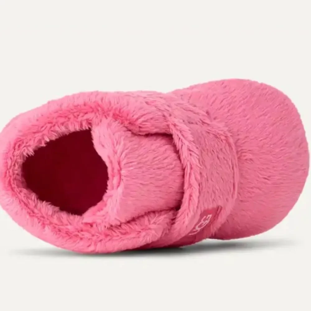 NIB UGG Bixbee Pink Baby Infant Booties - Size M - 12-18M